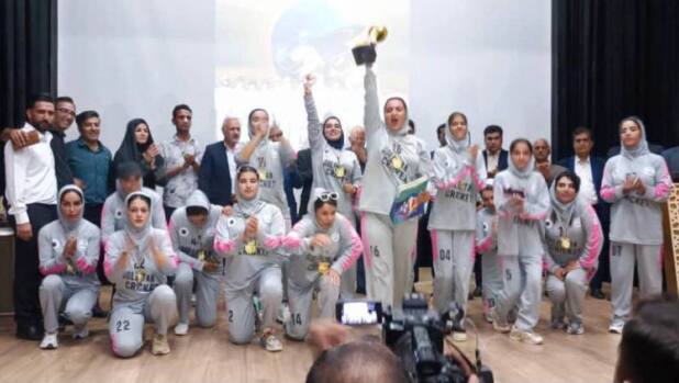 قهرمانی تیم گلستان در مسابقات کریکت قهرمانی کشور بانوان