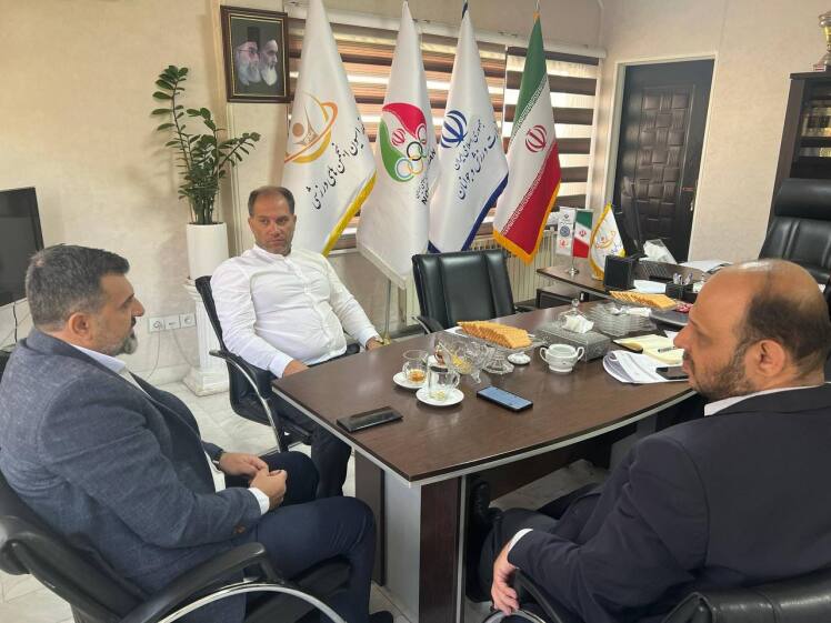 دیدار مسئولین انجمن کریکت کشور با رییس فدراسیون انجمن های ورزشی